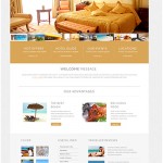 Шаблон сайта гостиницы для wordpress (psd в комплекте)