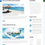 Joomla шаблон туристического сайта (Psd в комплекте)
