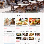 wordpress шаблон ресторан