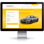 Html шаблон сайта такси (psd в комплекте)